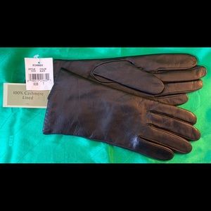 Ladies Cashmere Lined Leather Gloves